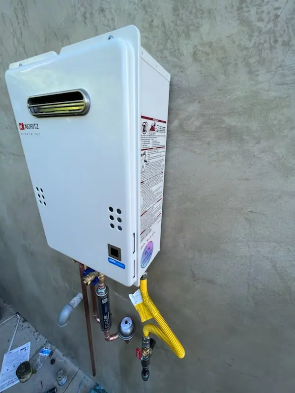 Tankless water heater installation for Rockwell homes